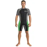 Abysstar Surf 2.5 Mm Lyhythihainen Shorty-märkäpuku Etuvetoketjulla
