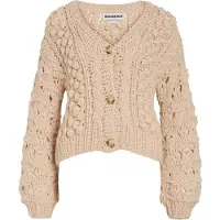 Vila Rouamelia Ls V-Neck Cardigan - Beige - XS