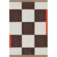 Mette Ditmer Square All-Round Mat - Brown - 55X 80CM
