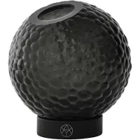 AYTM Globe Bubbles Vase Med Holder - Black - Ø10XH10CM