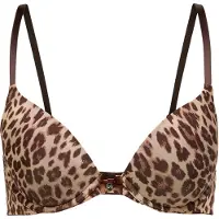 Hunkemoller Rintaliivi kameli / ecru / tummanruskea
