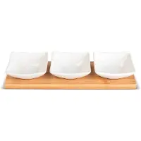 Lamart tarjoilusetti Bamboo LT9217, 4 osaa