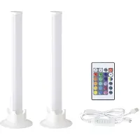 Eglo GAMER LIGHT Pöytävalosetti - Valkoinen, 2x3,3W RGBW + 3000K