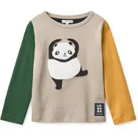 Liewood Apia Placement Longsleeve T-Shirt - Beige - 98/104