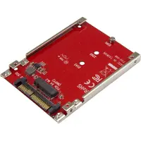 StarTech.com M.2-asema U.2: een (SFF-8639) M.2 PCIe NVMe SSD: n isäntäsovitin M.2-liitäntäsovitin M.2 U2-kortti U.2 punainen