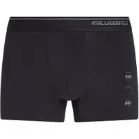 Karl Lagerfeld Bokserishortsit 'Ikon' harmaa / antrasiitti / mudanvärinen