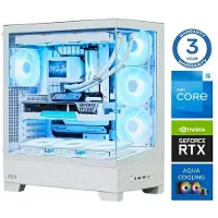 INTOP Tietokone AQUA i5-14400F 32GB DDR5 1TB SSD M.2 NVME RTX5050 8GB ilman käyttöjärjestelmää