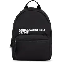 Karl lagerfeld JEANS Reppu 'ESSENTIAL' musta / valkoinen
