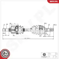 ESEN SKV Vetoakseli 40SKV034