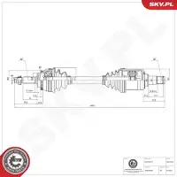 ESEN SKV Vetoakseli 40SKV046
