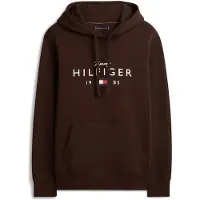 Tommy Hilfiger Brand Love Big Hilfiger Hoodie - Brown - XL
