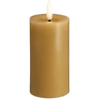 Moods & More LED pillar candle - Melted Honey mustard - 49x100 mm