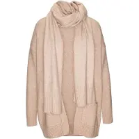 Vivance Neuletakki meleerattu beige