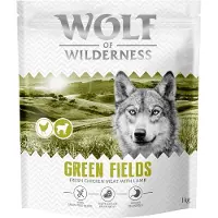 Wolf of Wilderness 4x1kg Green Fields karitsa viljaton koiran kuivaruoka