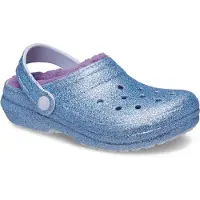 Crocs Classic Lined Glitter Toddler Klompit