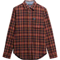 Superdry for man. M4011047A Lumberjack shirt red (L), Casual, Cotton, Long sleeve