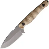 Wachtman Knife & Tool Eddy 2 Fixed Blade Tan