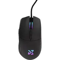 Dream Machines DM5 Blink, optinen pelihiiri, 16 000 DPI, mattamusta