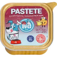 Lov&Ed 12x150g patee siipikarja & lammas koiran märkäruoka