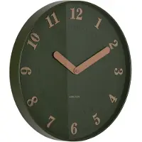 Karlsson seinäkello Amena luxury green KA6083GR