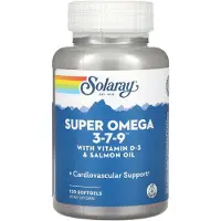 Solaray Super Omega 3·7·9 120 Yksiköt