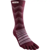 Injinji Outdoor Midweight Crew Wool Garnet Retkeilysukat L (44.5-47)