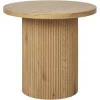 Ebuy24 Boavista kulmapöytä Ø48cm luonnollinen.