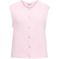 Object Objsaggia Re Knit Vest Cardigan Noos - Pink - L