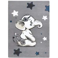 FLHF lasten matto Tinies Elephant 140x190 cm