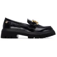Xti for woman. 13040301-NEGRO Shoes 130403 black (37), 1 to 3 cm, None, Casual, Patent Leather