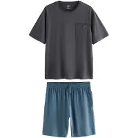 Next Lyhyt pyjama opaali / antrasiitti