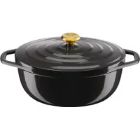 Tefal Air Oval Stewpot 30 Cm / 5,7 L. Grey - Black - ONE SIZE