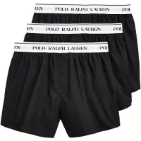 Ralph Lauren Bokserishortsit musta / valkoinen