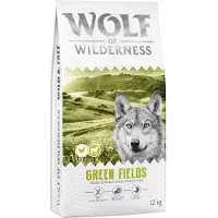 Wolf of Wilderness 12kg Green Fields karitsa viljaton koiran kuivaruoka