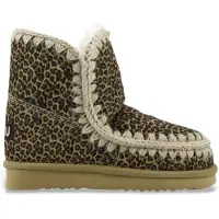 Mou for woman. MU.FW101001D Eskimo 18 ponyskin (37), Leather, Flat, None, Casual, Animal Print, Snow