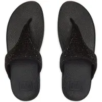 FitFlop for woman. EC5-090 Sandals Lulu Crystal black (39), 3 to 5 cm, None, Casual