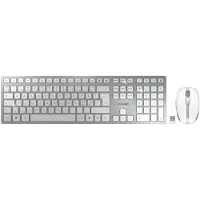 Cherry DW 9100 SLIM -langaton näppäimistö ja hiiri, hopea