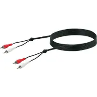 Schwaiger CIK5125 audio cable 10 m 2 x RCA Black (CIK5125533)