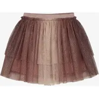 Minymo Skirt W. Glitter - Pink - 92