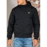 Fred perry Hooded Brentham Jacket - Black - S