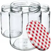 Hobby Hall Korkilliset lasipurkit 540 ml, 24 kpl