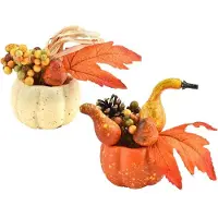 Hobby Hall ZOOMPIL Keinotekoinen muovinen Halloween kurpitsat 2 kpl