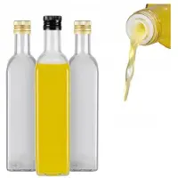 Hobby Hall 10x Marasca pulloa 500 ml mekkoannostelija oliiviöljylle, etikalle