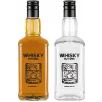 Hobby Hall 10x Daniels 500 ml pulloa, joissa on merkintä "whisky"
