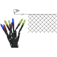 Hobby Hall Valoverkko 192 värinen Pisello LED valo, 3x3m, virtalähde, sisä/ulko IP44
