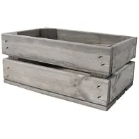 Hobby Hall Puinen laatikko 32 x 20 x 14 cm, harmaa