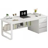 Muvu Loft tietokonepöytä, 120 cm, valkoinen