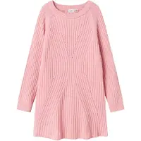Name it Nkfrikine Ls Knit Dress Pb - Pink - 128