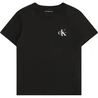 Calvin Klein Chest Monologo Ss T-Shirt - Black - 152