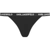 Karl Lagerfeld Alushousut musta / luonnonvalkoinen